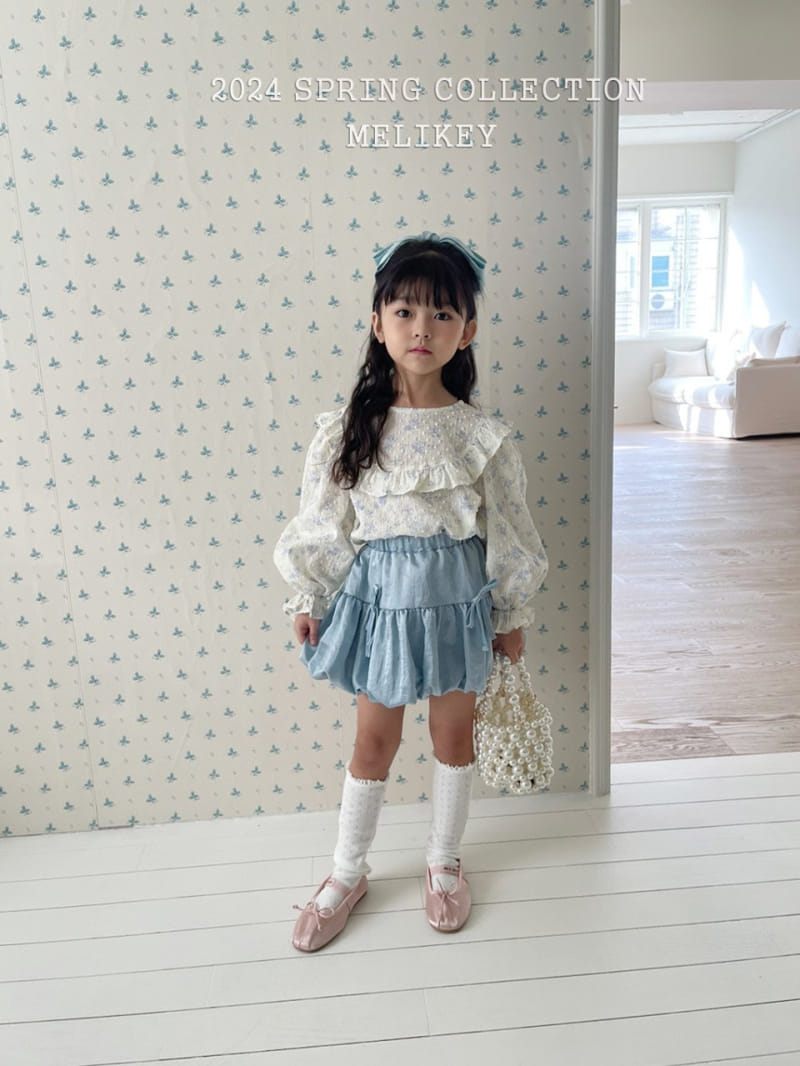 Melikey - Korean Children Fashion - #Kfashion4kids - Shatin Ribbon Skirt - 3