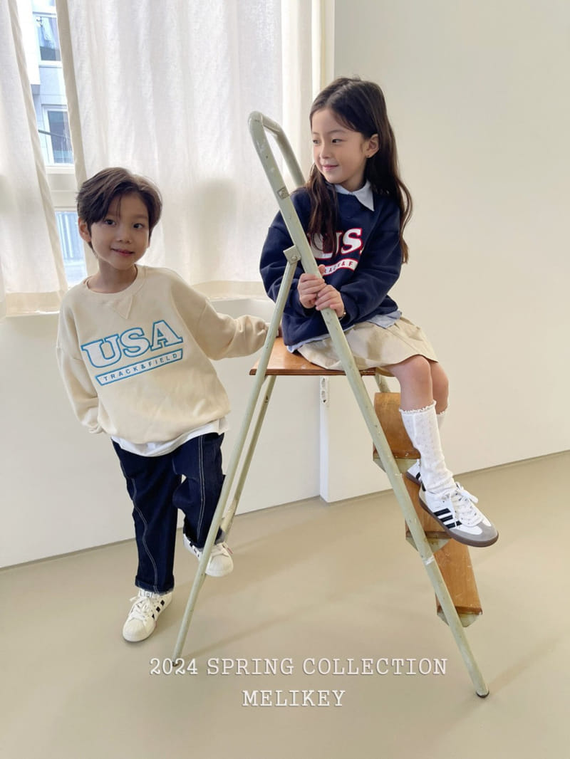 Melikey - Korean Children Fashion - #Kfashion4kids - USA Sweatshirt - 8