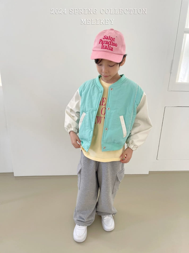 Melikey - Korean Children Fashion - #Kfashion4kids - Varsity Patch Jumper - 5