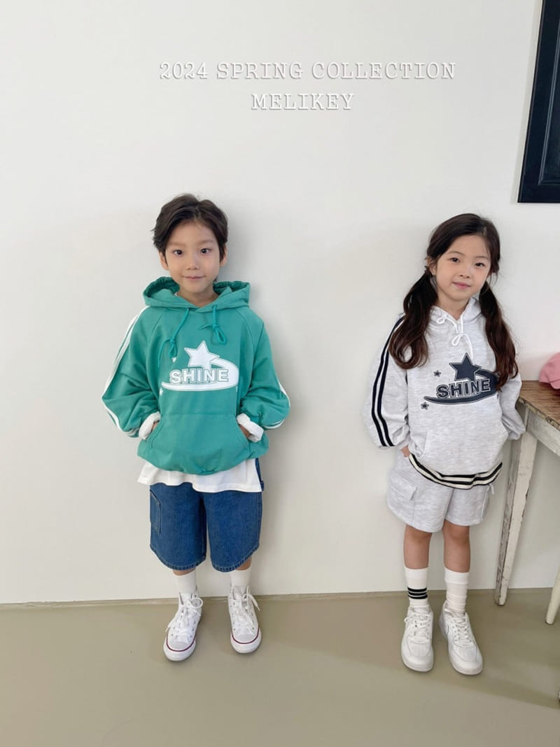 Melikey - Korean Children Fashion - #kidzfashiontrend - Shine Hoody Sweatshirt - 4