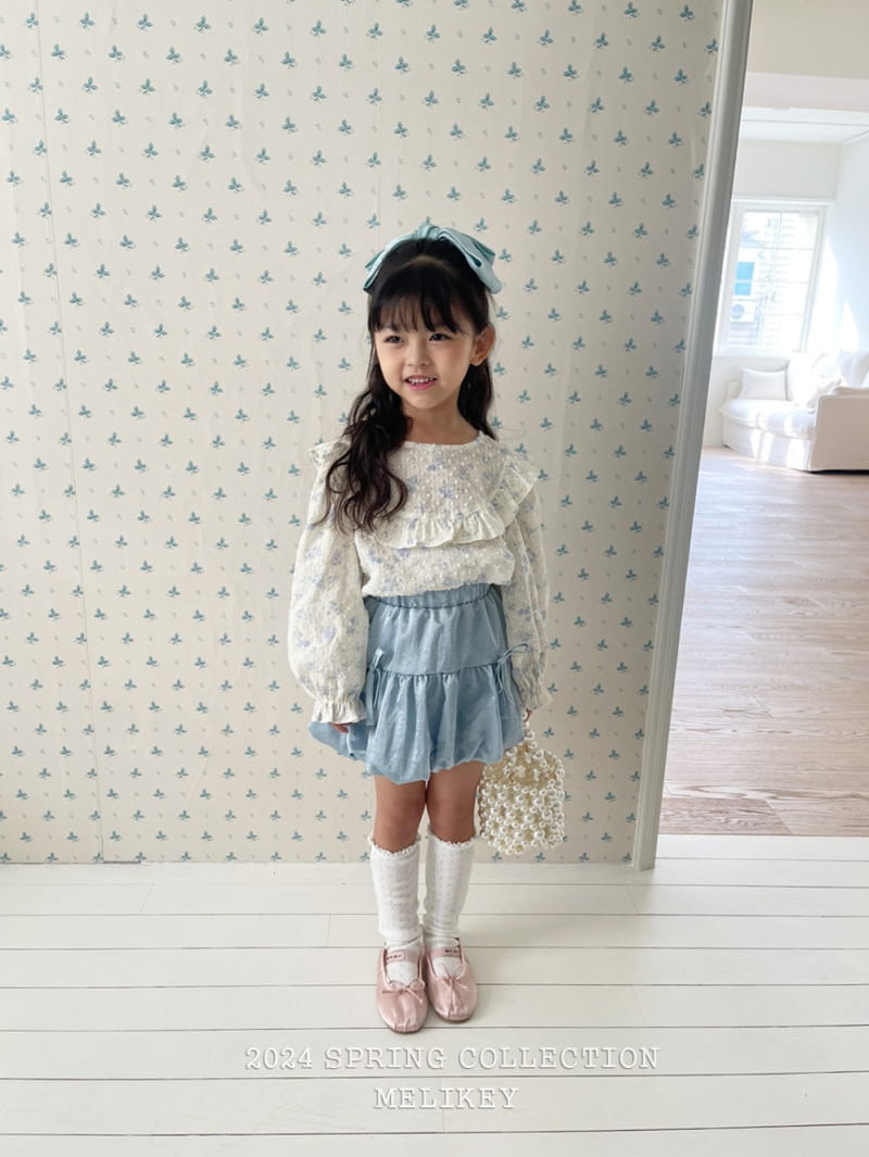 Melikey - Korean Children Fashion - #childofig - Shatin Ribbon Skirt - 8