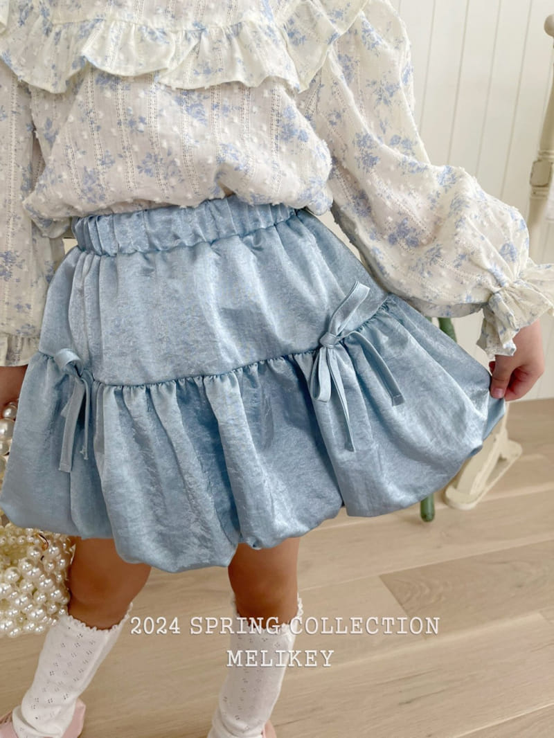 Melikey - Korean Children Fashion - #childofig - Shatin Ribbon Skirt - 9
