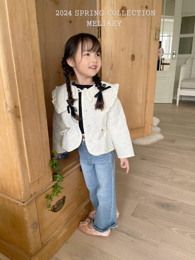 Melikey - Korean Children Fashion - #childofig - Quilted Heart Quilting Jacket - 5