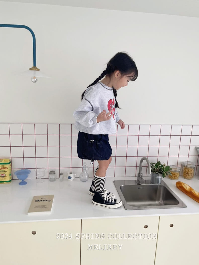 Melikey - Korean Children Fashion - #childofig - Denim Pumpkin Pocket Skirt - 3