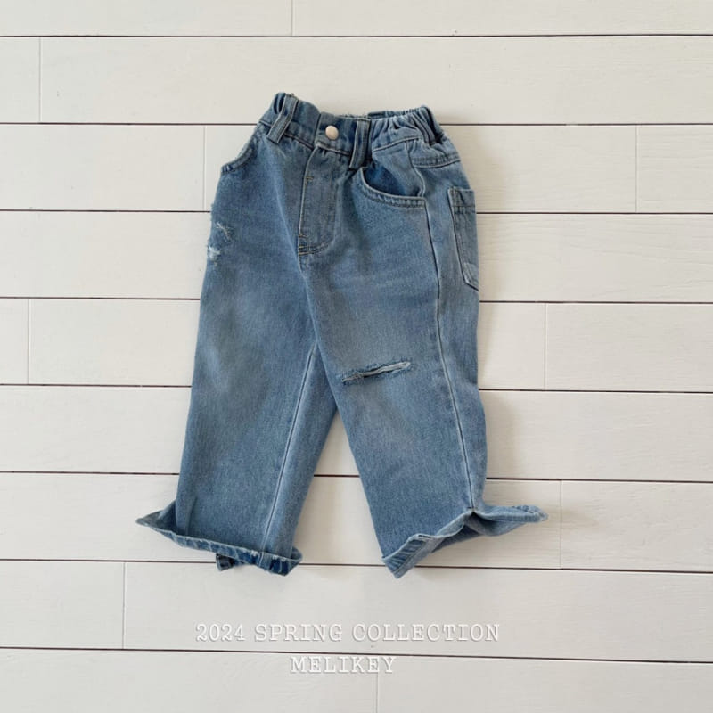 Melikey - Korean Children Fashion - #childofig - Vintage Slit Pants - 2