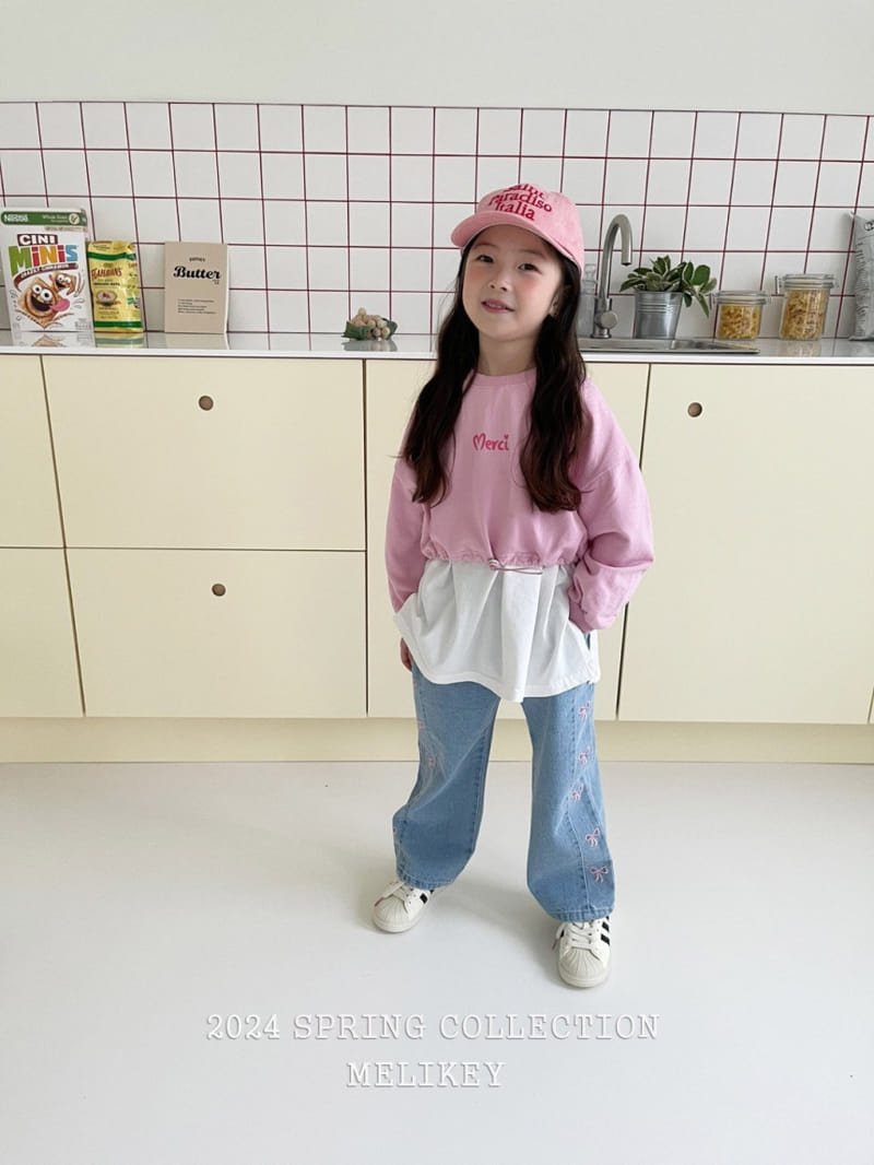 Melikey - Korean Children Fashion - #childofig - Merci Heart Sweatshirt - 11