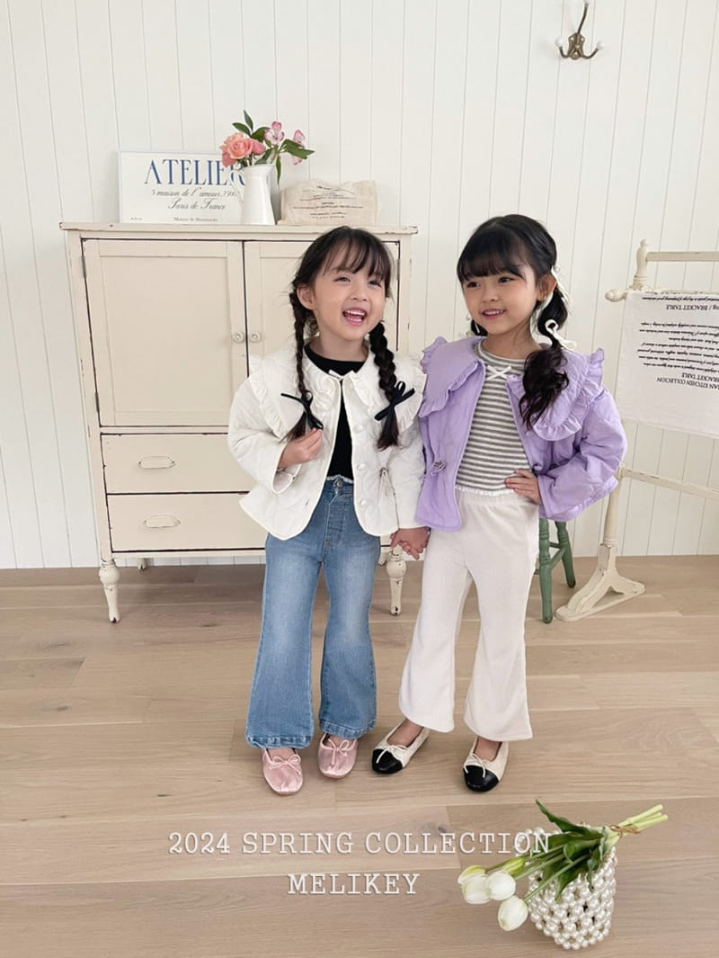 Melikey - Korean Children Fashion - #childrensboutique - Spring Rib Boots Cut Pants - 9