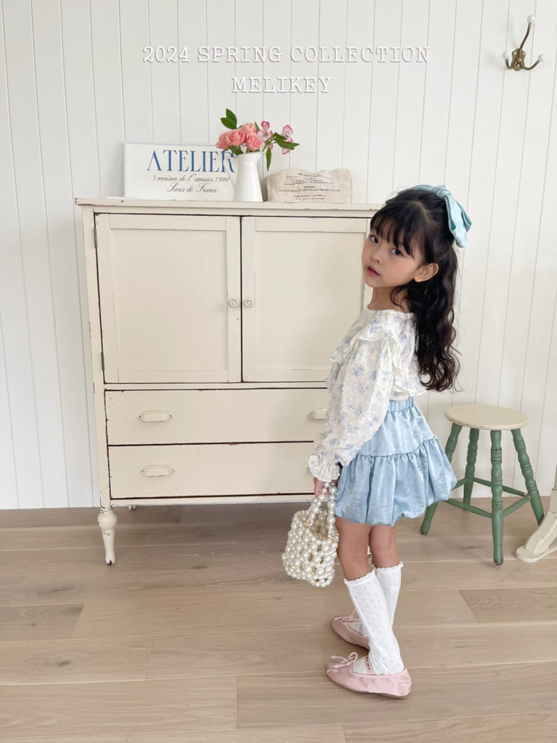 Melikey - Korean Children Fashion - #childrensboutique - Shatin Ribbon Skirt - 10