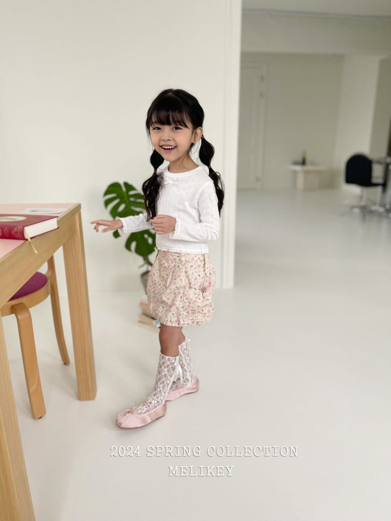 Melikey - Korean Children Fashion - #childofig - Flower Pumpkin Pocket Skirt - 4