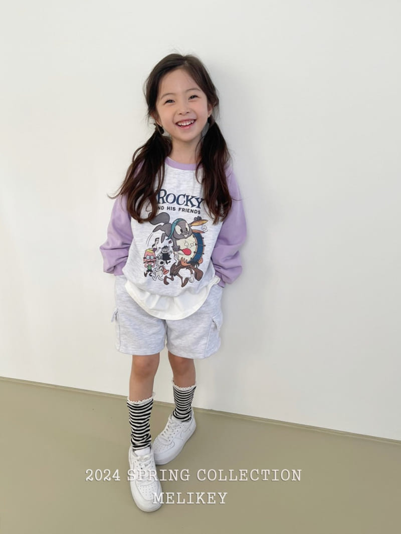 Melikey - Korean Children Fashion - #designkidswear - Roki Color Sweatshirt - 7
