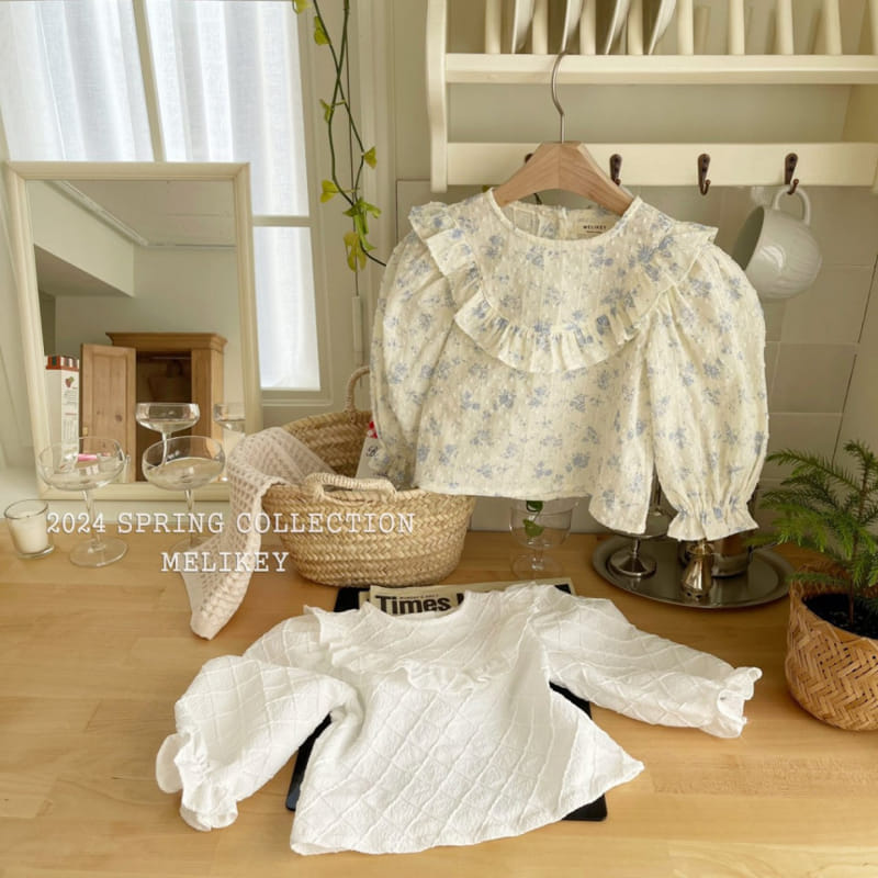 Melikey - Korean Children Fashion - #designkidswear - Round Frill Blouse