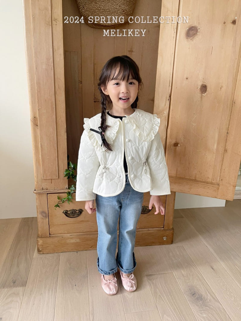 Melikey - Korean Children Fashion - #designkidswear - Quilted Heart Quilting Jacket - 8