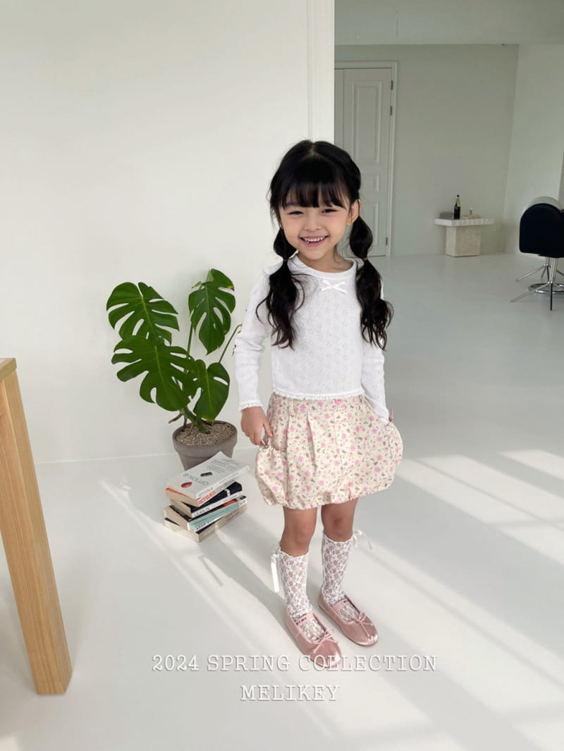 Melikey - Korean Children Fashion - #designkidswear - Flower Pumpkin Pocket Skirt - 5