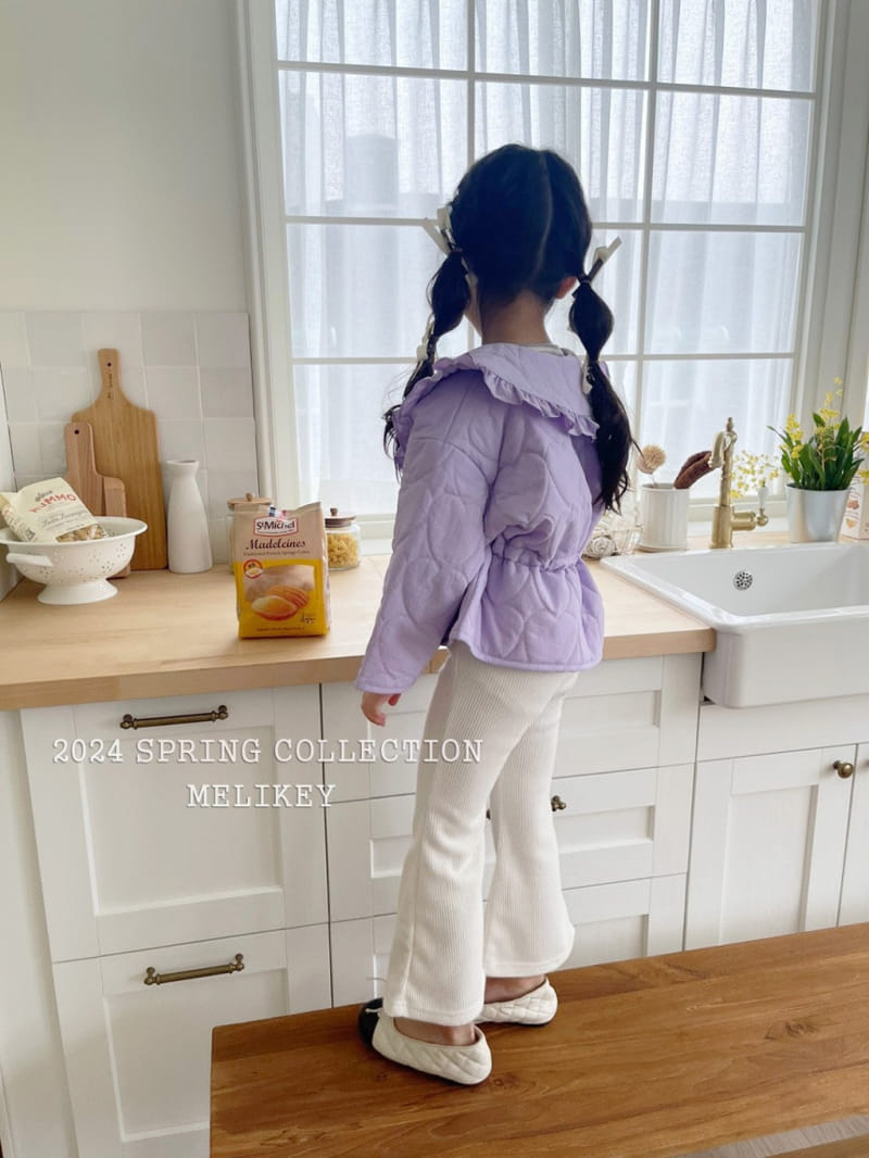 Melikey - Korean Children Fashion - #discoveringself - Spring Rib Boots Cut Pants - 11