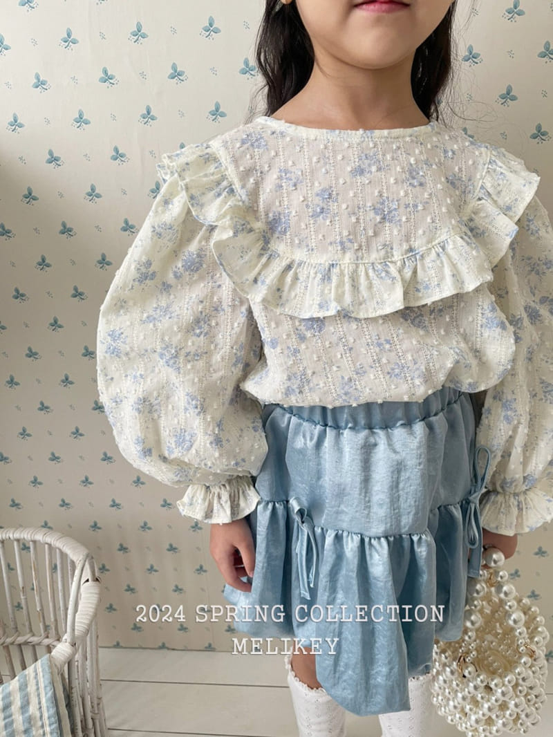 Melikey - Korean Children Fashion - #discoveringself - Round Frill Blouse - 2