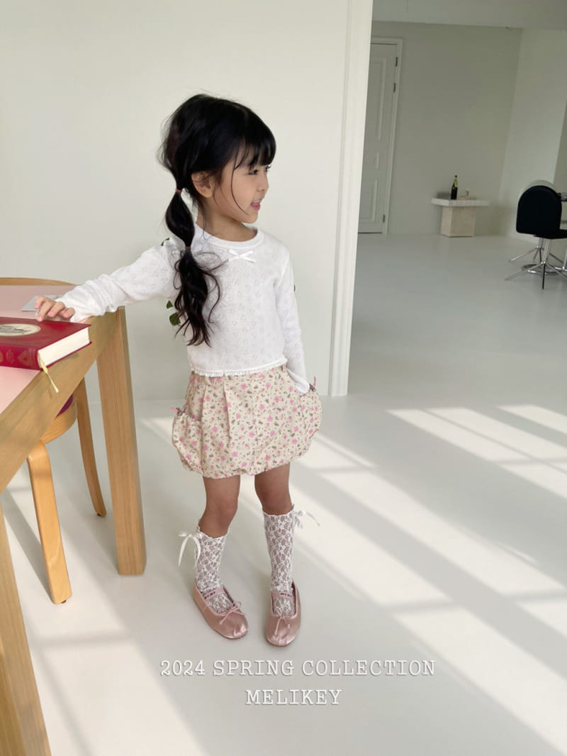 Melikey - Korean Children Fashion - #discoveringself - Flower Pumpkin Pocket Skirt - 6