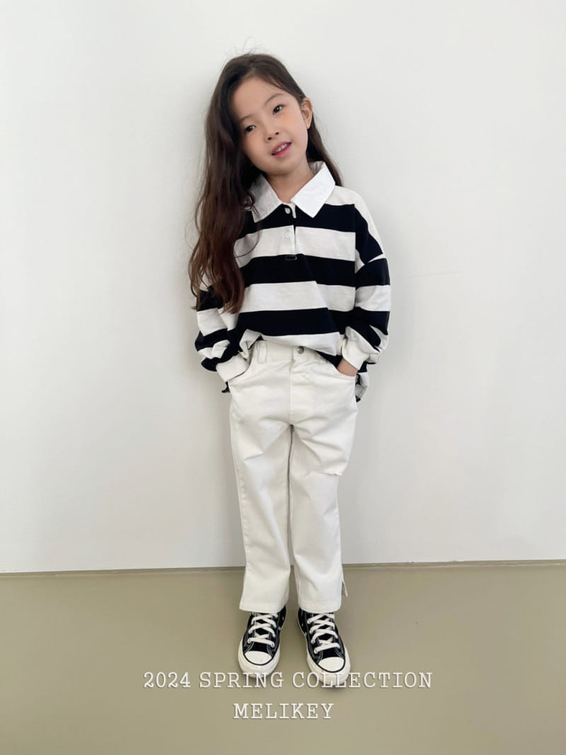 Melikey - Korean Children Fashion - #discoveringself - Vintage Slit Pants - 5
