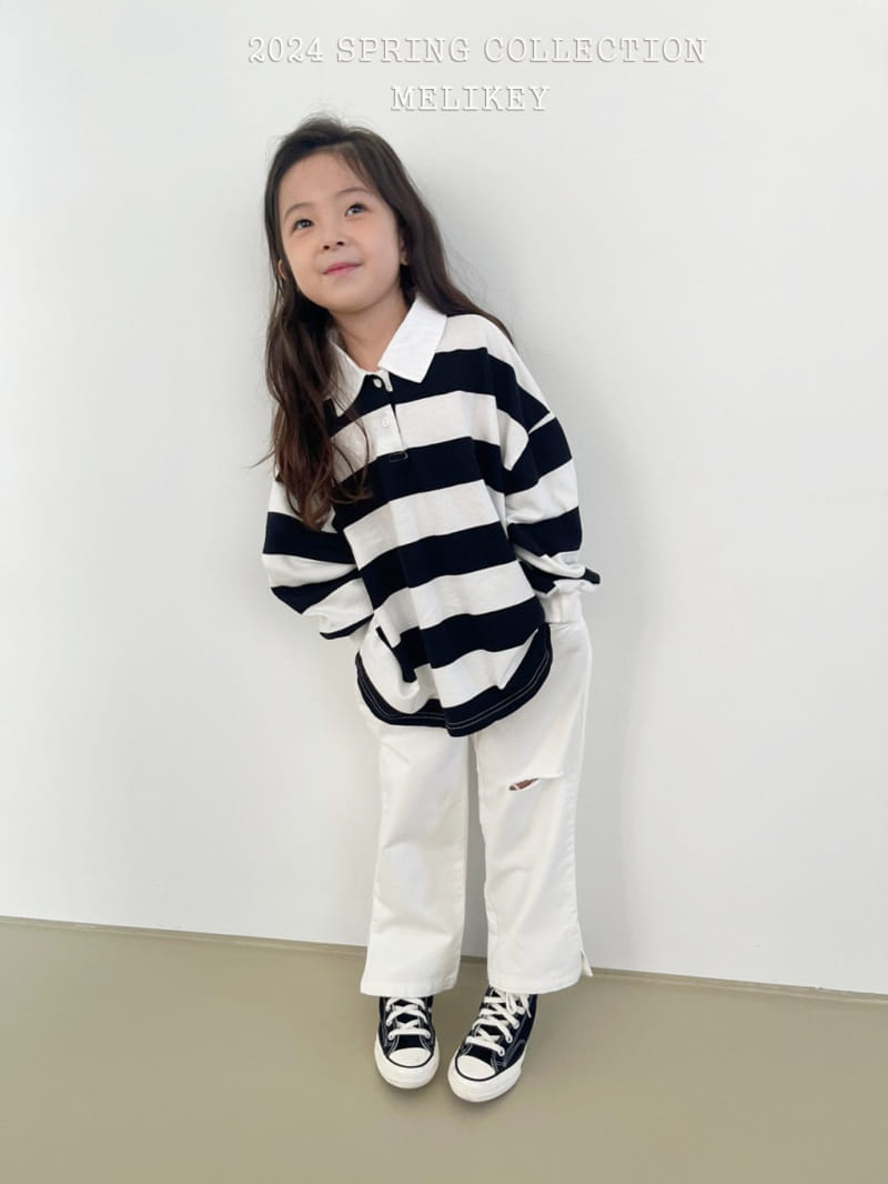 Melikey - Korean Children Fashion - #fashionkids - Vintage Slit Pants - 6