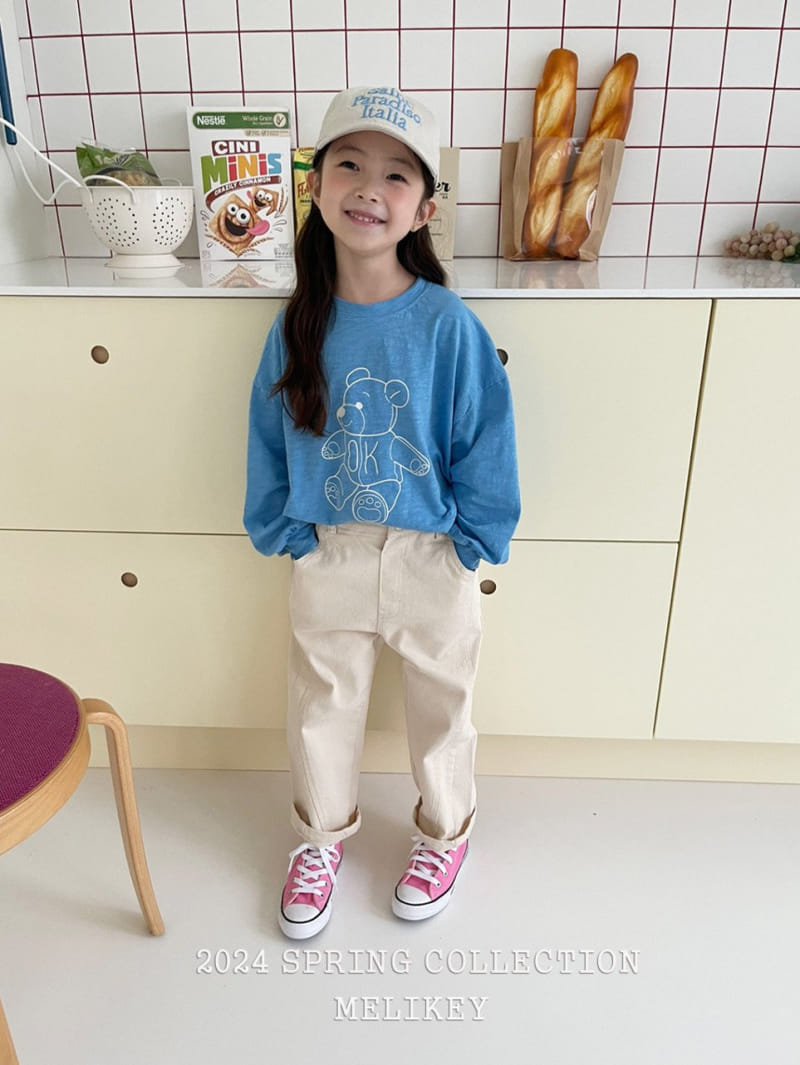 Melikey - Korean Children Fashion - #fashionkids - OK Bear Tee - 2