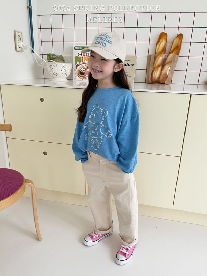 Melikey - Korean Children Fashion - #kidsshorts - OK Bear Tee - 3
