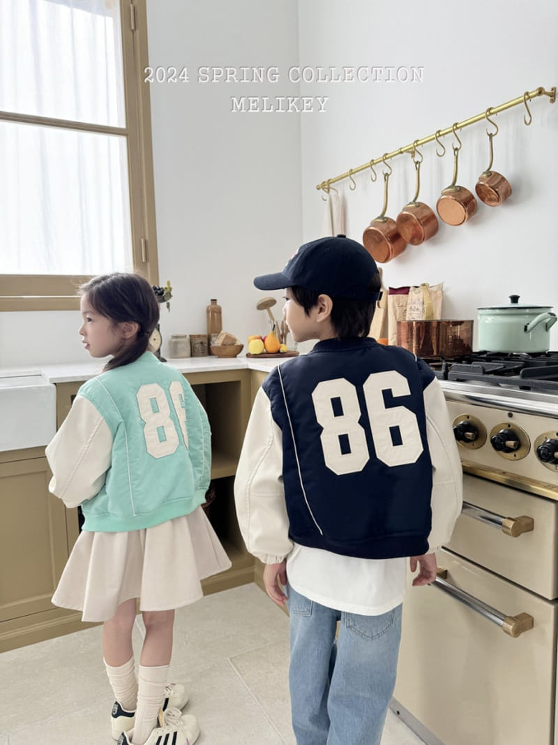 Melikey - Korean Children Fashion - #kidsshorts - Varsity Patch Jumper - 2