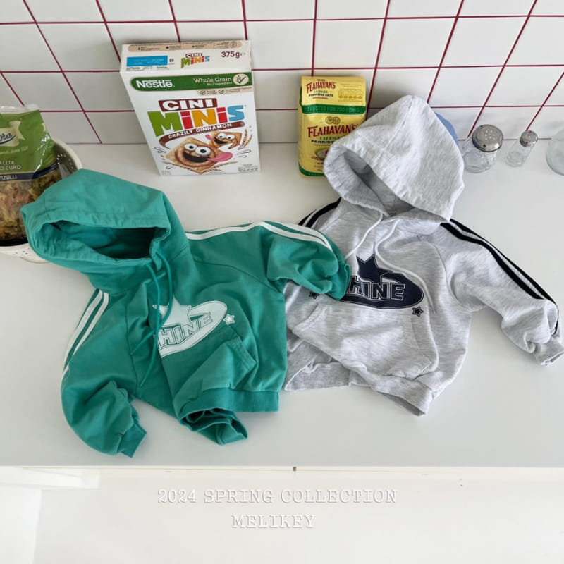Melikey - Korean Children Fashion - #kidsshorts - Shine Hoody Sweatshirt