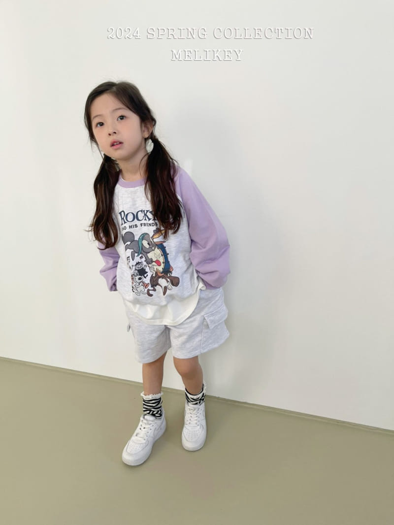 Melikey - Korean Children Fashion - #kidsstore - Roki Color Sweatshirt - 11
