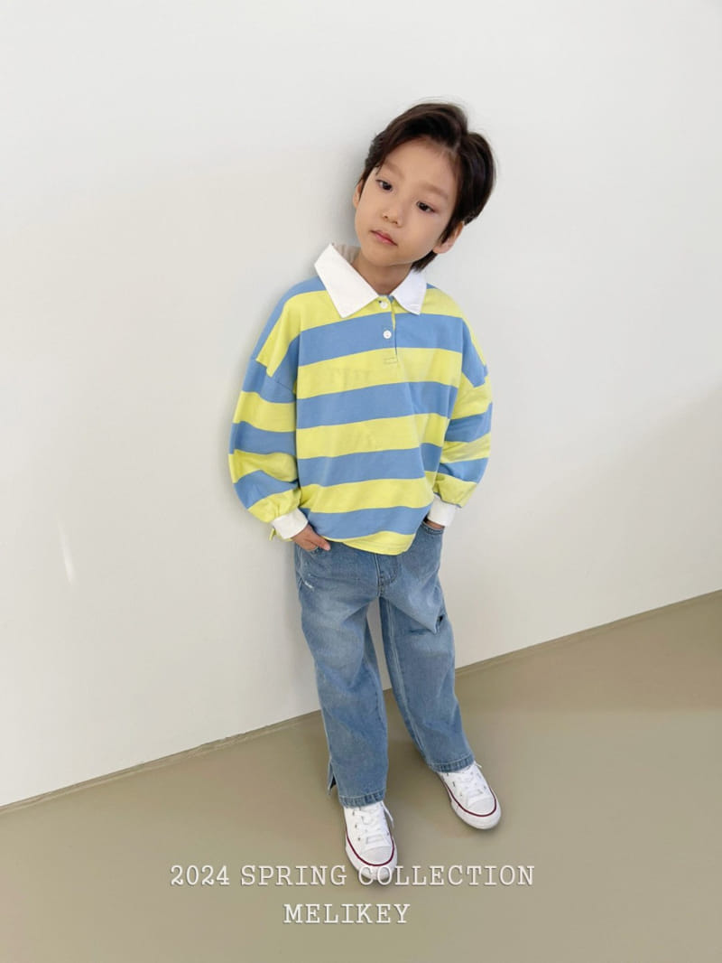 Melikey - Korean Children Fashion - #kidsstore - Vintage Slit Pants - 8