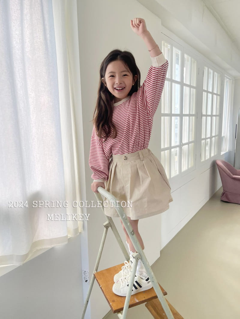 Melikey - Korean Children Fashion - #kidsstore - ST Zipper Slit Tee - 5