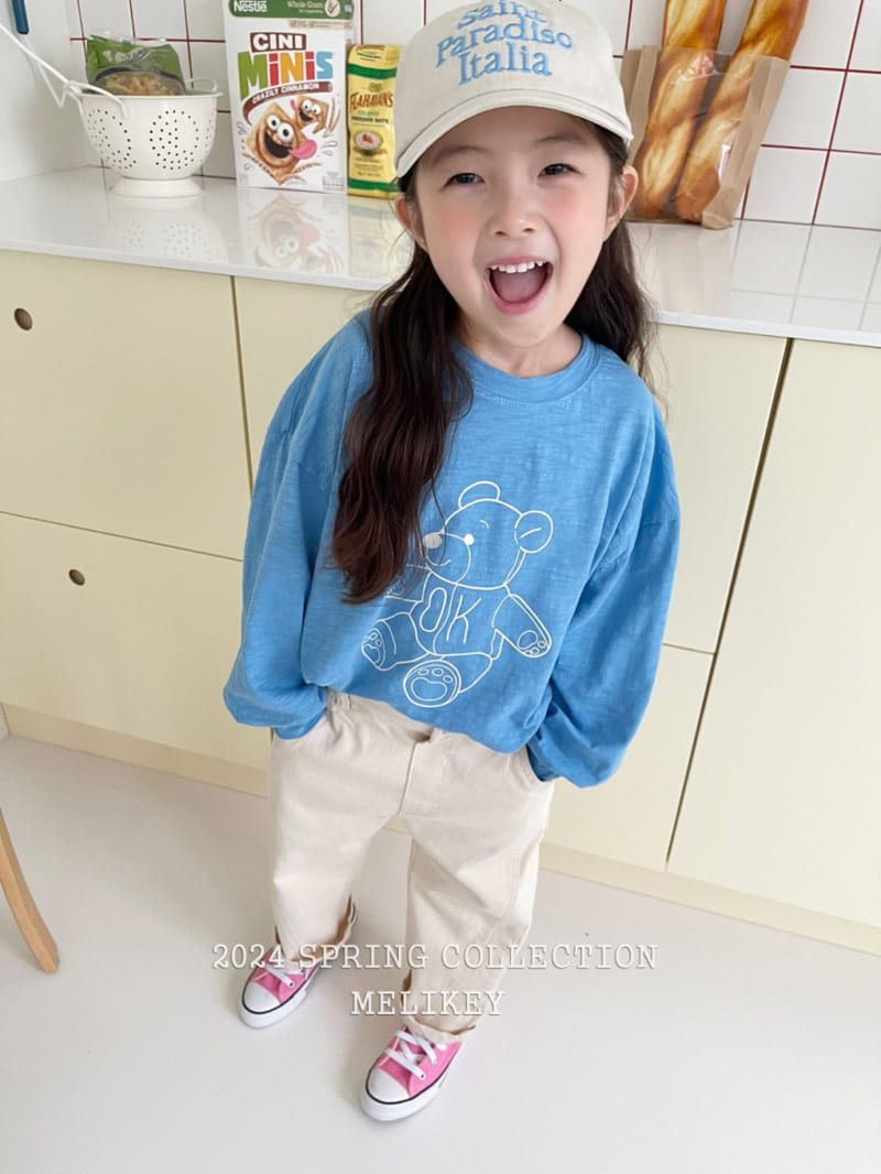 Melikey - Korean Children Fashion - #kidsshorts - OK Bear Tee - 4