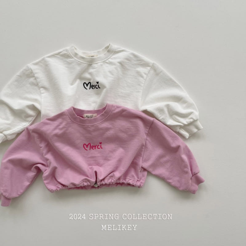 Melikey - Korean Children Fashion - #kidsstore - Merci Heart Sweatshirt