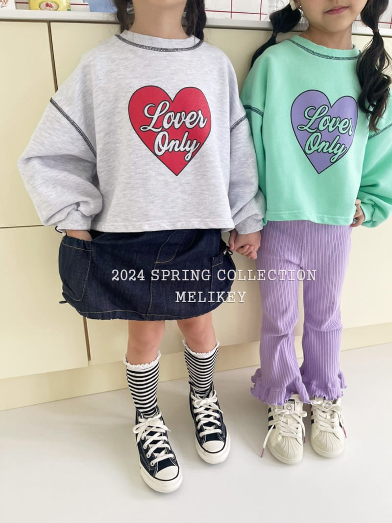 Melikey - Korean Children Fashion - #kidsstore - Lovey Only Sweatshirt - 4