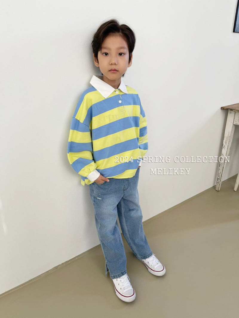 Melikey - Korean Children Fashion - #kidzfashiontrend - Vintage Slit Pants - 9