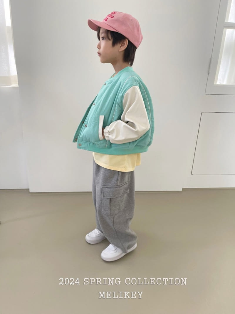 Melikey - Korean Children Fashion - #kidsstore - Varsity Patch Jumper - 4