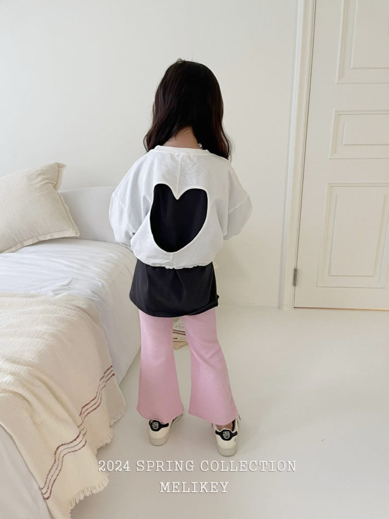 Melikey - Korean Children Fashion - #kidzfashiontrend - Merci Heart Sweatshirt - 2