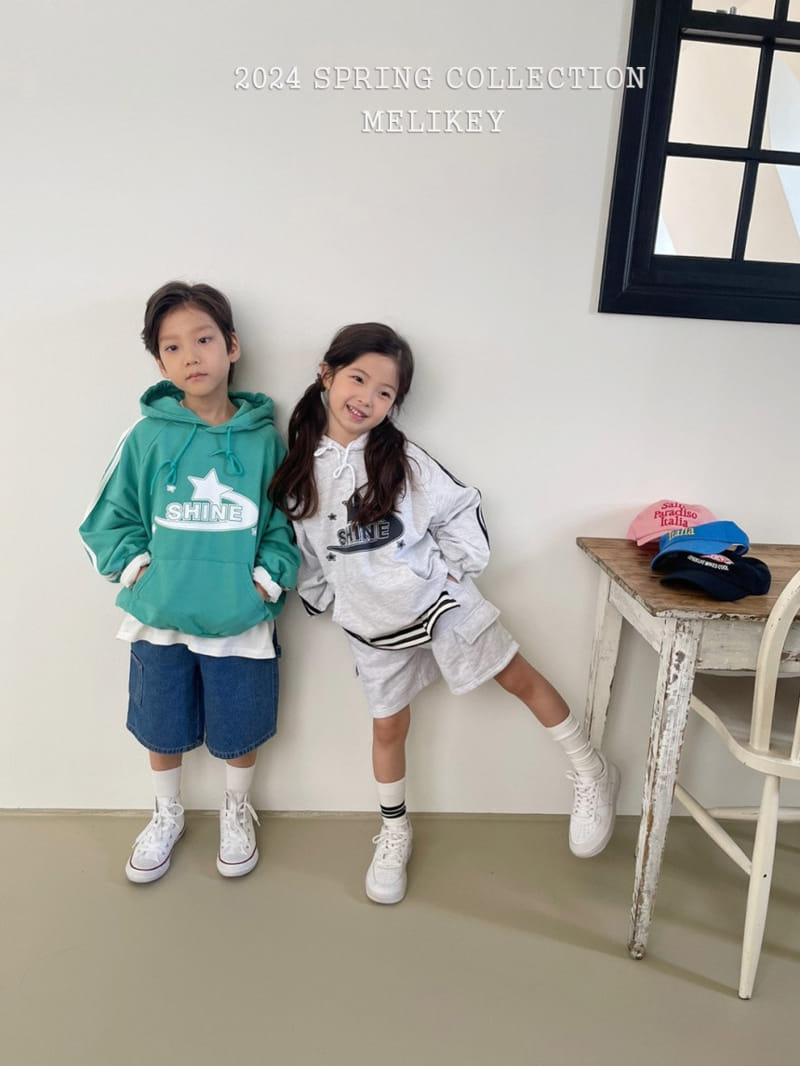 Melikey - Korean Children Fashion - #kidzfashiontrend - Shine Hoody Sweatshirt - 3