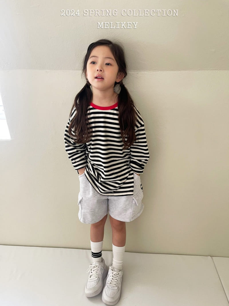Melikey - Korean Children Fashion - #littlefashionista - Dan Slit Tee - 2