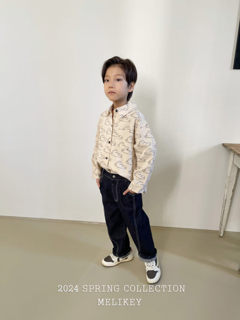 Melikey - Korean Children Fashion - #littlefashionista - Cloud Rabbit Tee - 10