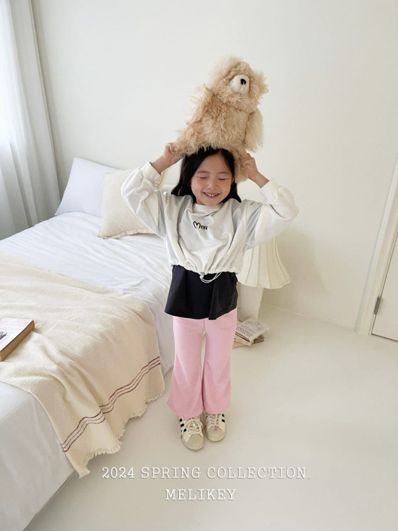 Melikey - Korean Children Fashion - #Kfashion4kids - Merci Heart Sweatshirt - 4