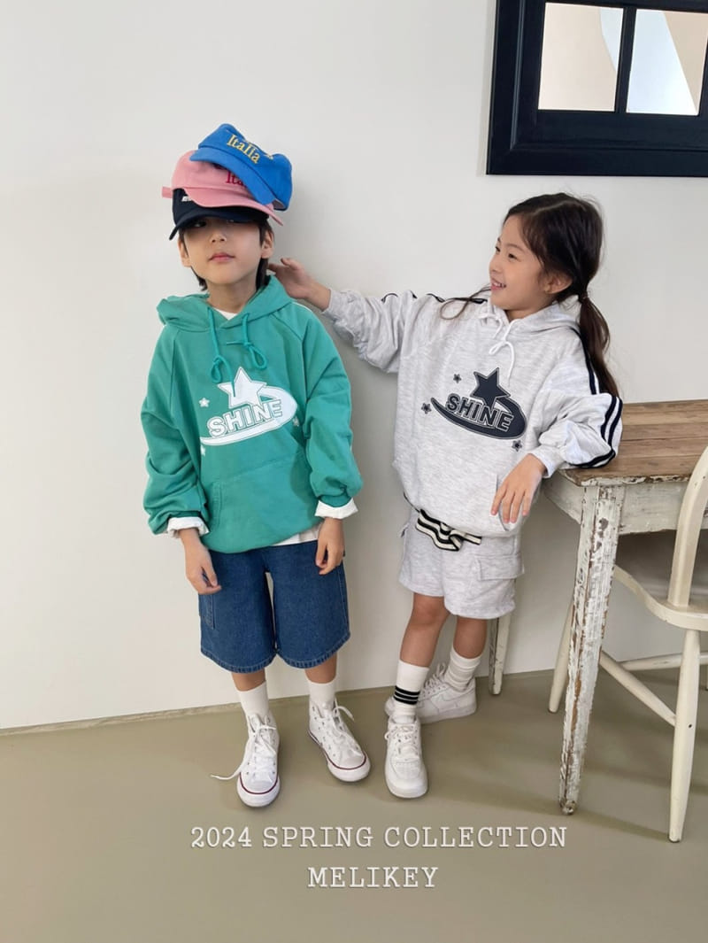 Melikey - Korean Children Fashion - #littlefashionista - Shine Hoody Sweatshirt - 5