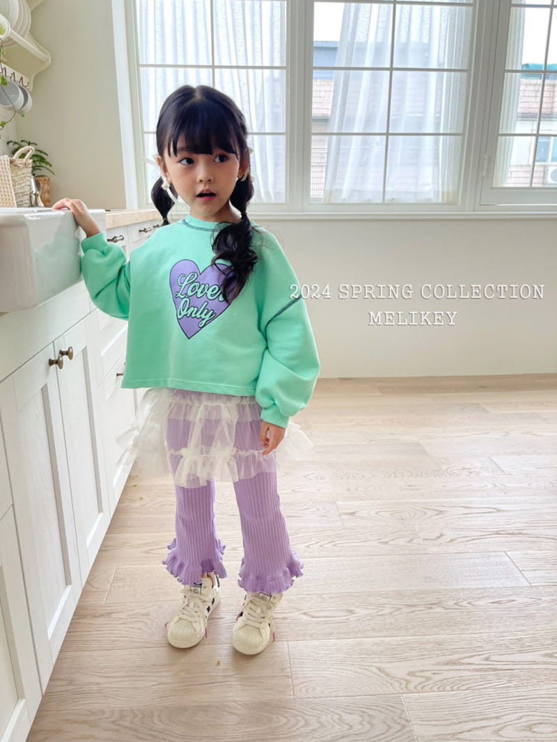 Melikey - Korean Children Fashion - #magicofchildhood - Lovey Only Sweatshirt - 7