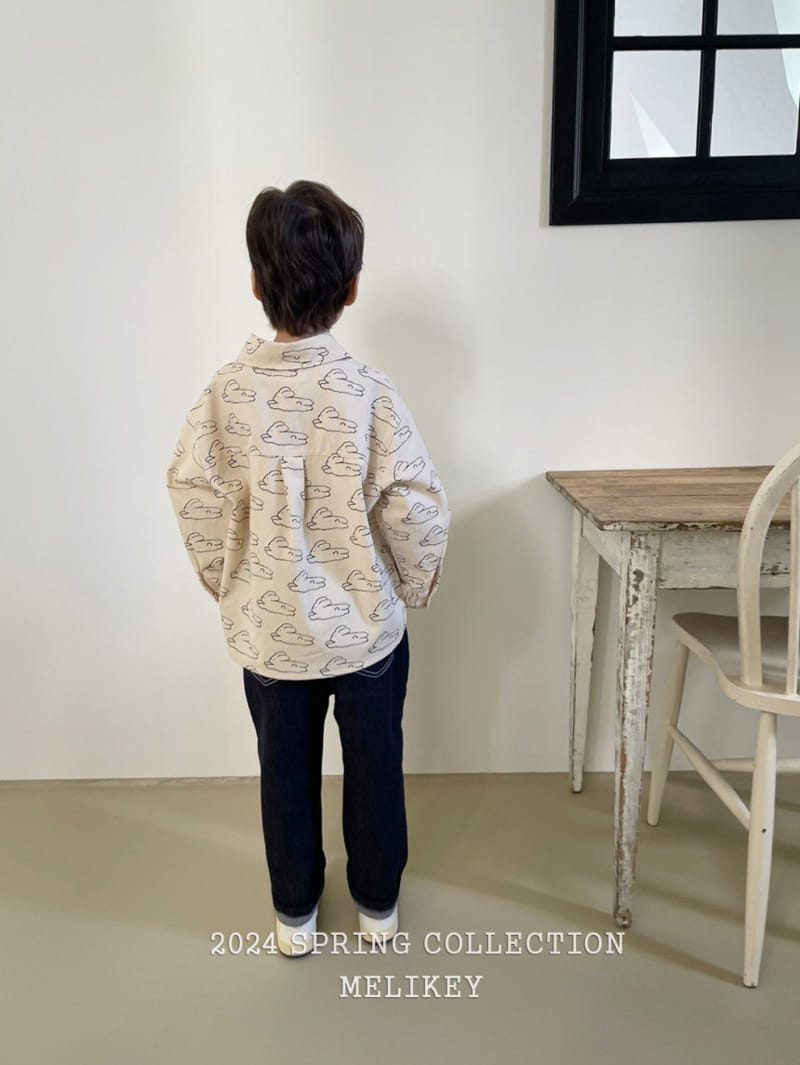 Melikey - Korean Children Fashion - #magicofchildhood - Cloud Rabbit Tee - 11
