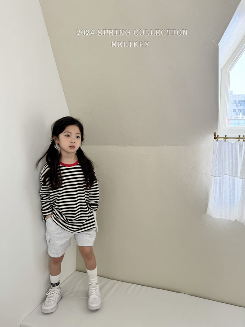 Melikey - Korean Children Fashion - #magicofchildhood - Dan Slit Tee - 4