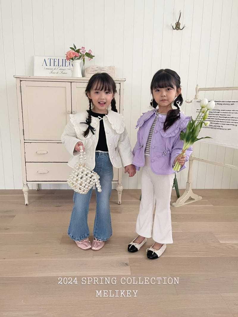 Melikey - Korean Children Fashion - #minifashionista - Quilted Heart Quilting Jacket - 3