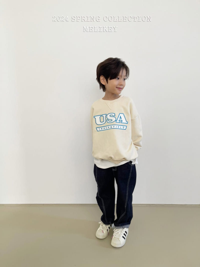 Melikey - Korean Children Fashion - #minifashionista - USA Sweatshirt - 11
