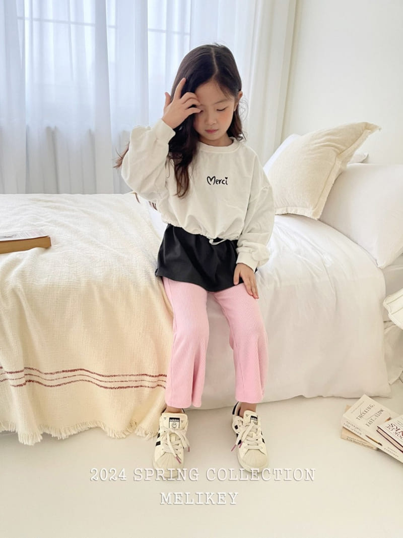 Melikey - Korean Children Fashion - #minifashionista - Merci Heart Sweatshirt - 6