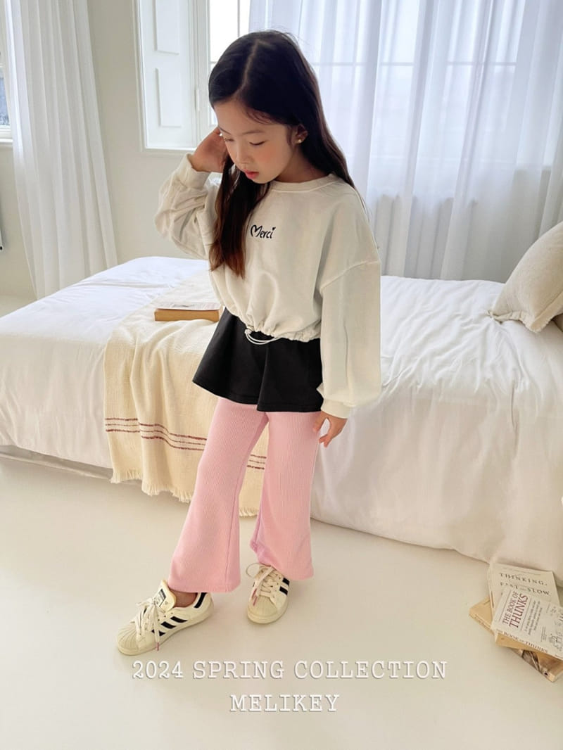 Melikey - Korean Children Fashion - #minifashionista - Spring Rib Boots Cut Pants - 4