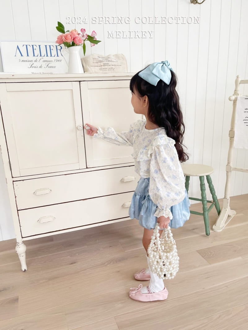 Melikey - Korean Children Fashion - #prettylittlegirls - Round Frill Blouse - 11