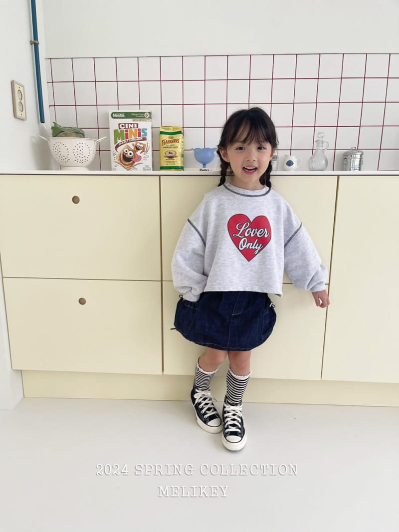 Melikey - Korean Children Fashion - #prettylittlegirls - Denim Pumpkin Pocket Skirt - 2