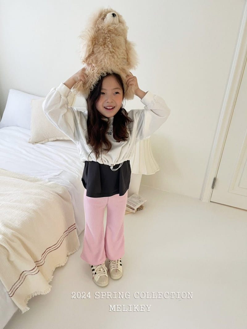Melikey - Korean Children Fashion - #stylishchildhood - Spring Rib Boots Cut Pants - 7